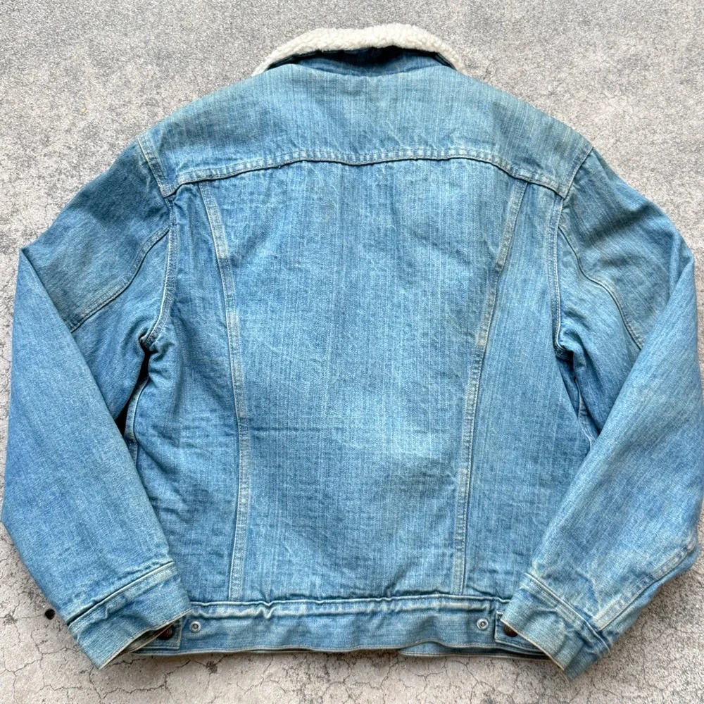 Vintage 70’s Levi’s Denim Sherpa Jacket - Picture 12 of 12